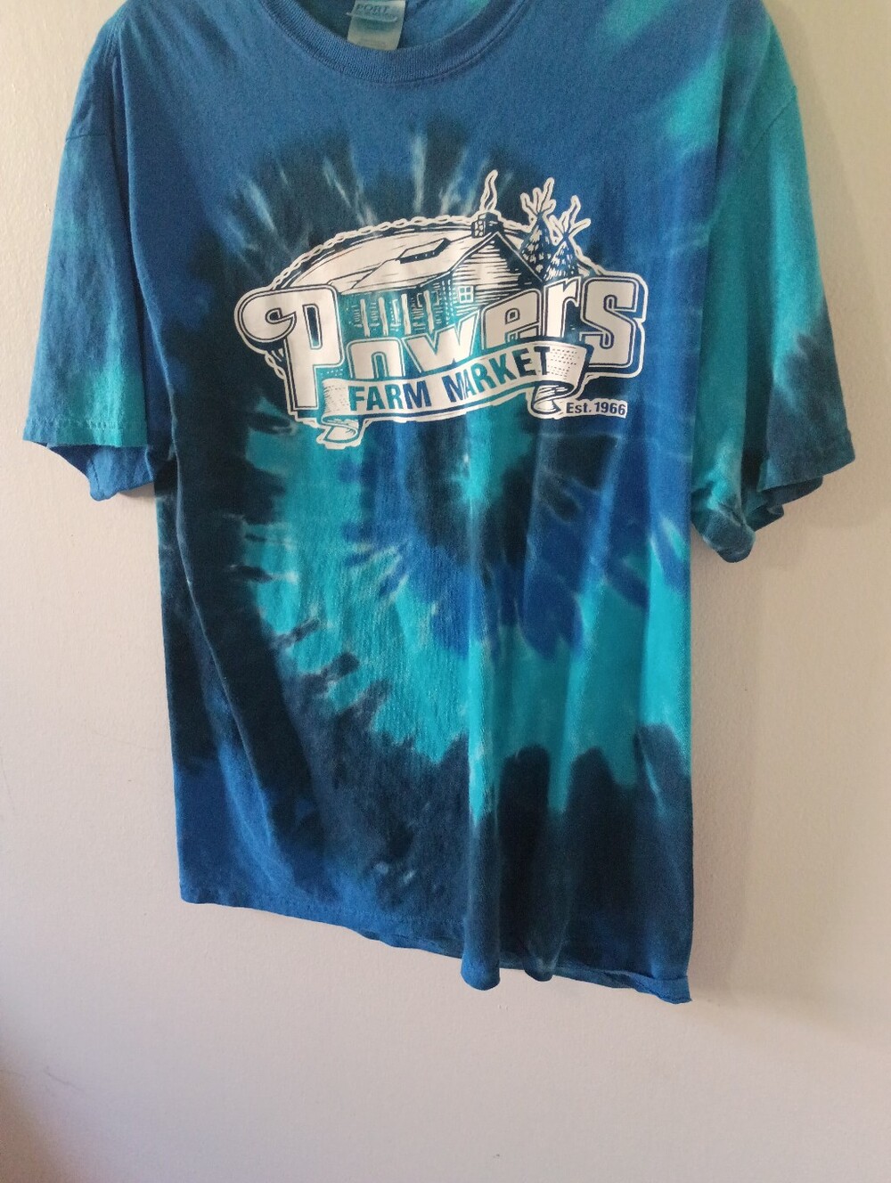 Women's Tie-Dye Tee - Blue/Turquoise
